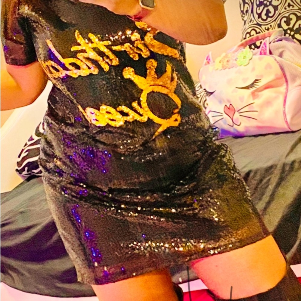 Birthday sequence dress
